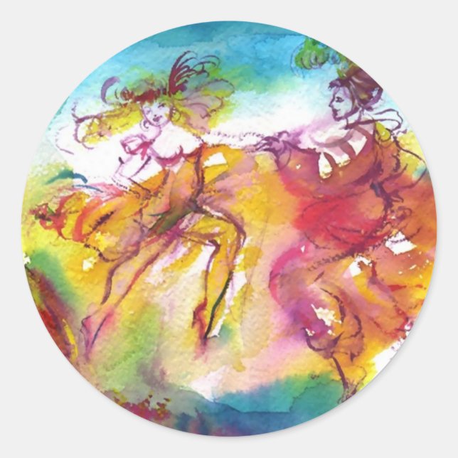 Adesivo CARNIVAL NIGHT / Mascarada veneziana,Dance Music (Frente)