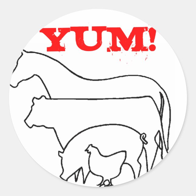 Adesivo Carnívoro da equipe (Frente)