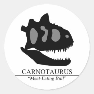 Adesivo Carnotaurus Skull