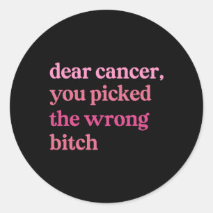 Adesivo Caro Cancer Você Escolhe O Cancer De Sobrevivência