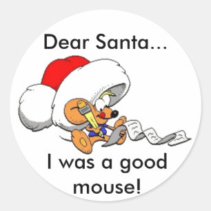 Adesivo Caro Papai noel Rato