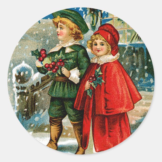 Adesivo Caroleiros de Natal (Frente)