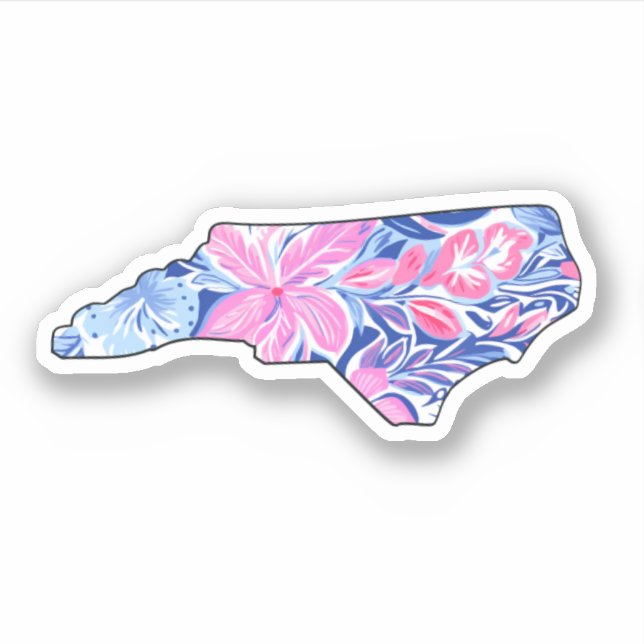 Adesivo Carolina do Norte - Summer Sticker - Lilly Inspira (Frente)