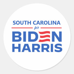 Adesivo Carolina do Sul para Biden Harris