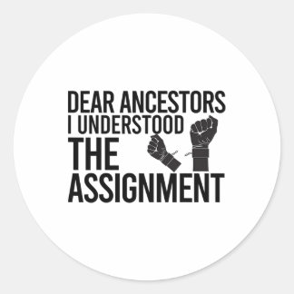 Adesivo Caros Ancestrais Engraçados Eu Entendi O Ignment J