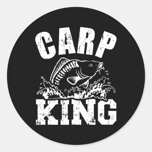 Adesivo Carp King Fisheries (Frente)