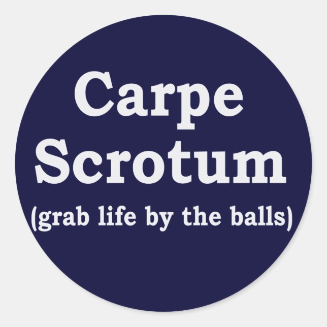 Adesivo Carpe Scrotum (Frente)