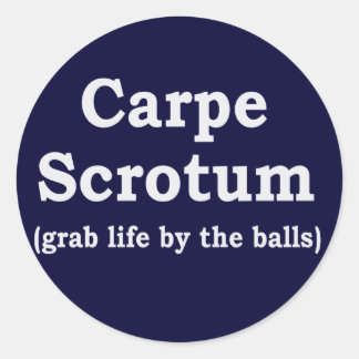 Adesivo Carpe Scrotum