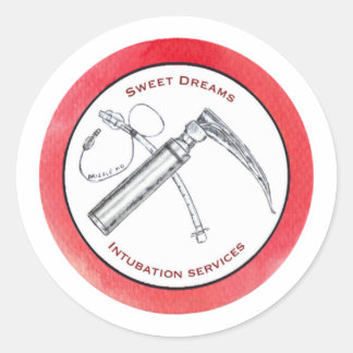 Adesivo Carrapato médico engraçado para anestesiologista