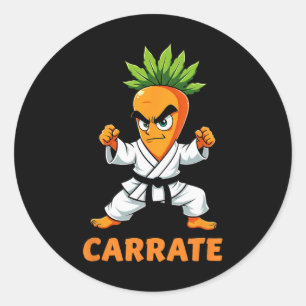 Adesivo Carrate Karate Carrot Mma Estudantes