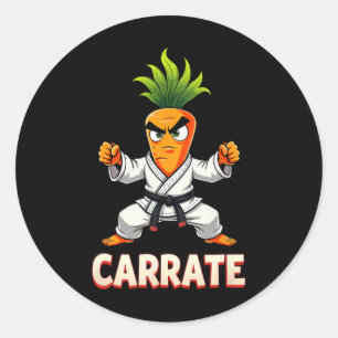 Adesivo Carrate Karate Carrot Mma Estudantes 1