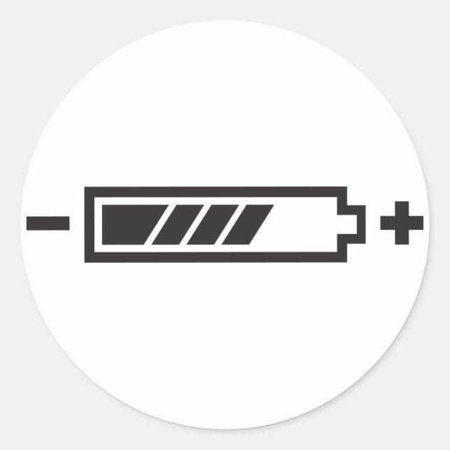 Adesivo Carregado - híbrido solar elétrico com bateria (Frente)
