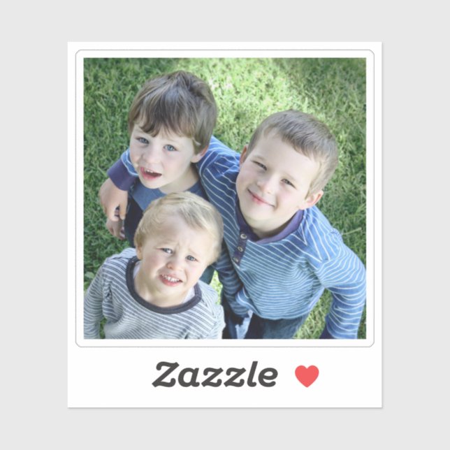 Adesivo Carregar a sua fotografia (Folha)