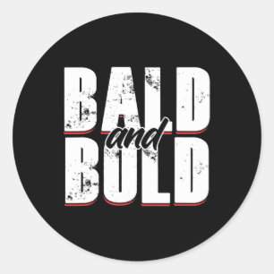 Adesivo Carreira Bald Cabeça Bald Cabeça Cálida Alopecia C