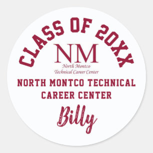 Adesivo Carreira Técnica "Stickers North Montco