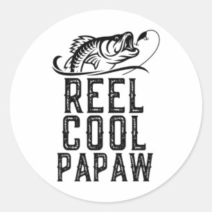 Adesivo Carrete Legal Papaw Pescaria Pescador Divertido Re