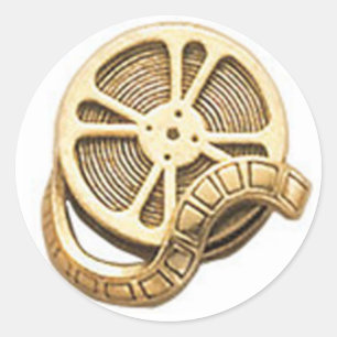Adesivo Carretel de filme Dourado do OPUS