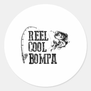 Adesivo Carretel de pesca Bompa Legal Presente engraçado B