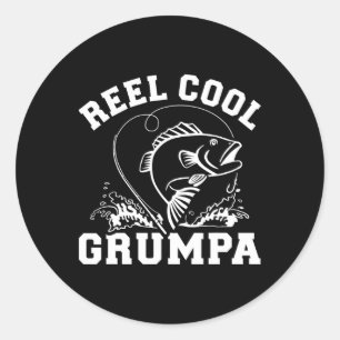 Adesivo Carretel Legal Grumpa Para Vovô Pescador