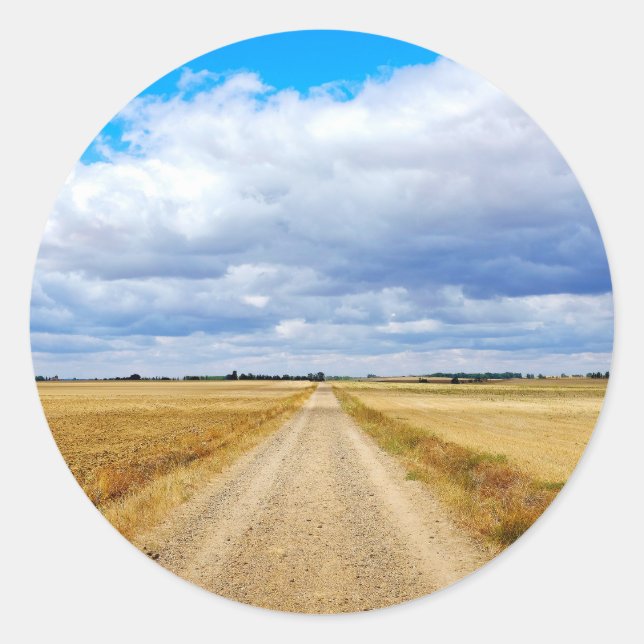 Adesivo Carretera Boadilla del Camino - Itero de la Vega (Frente)