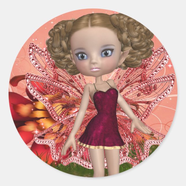 Adesivo Carrie Fairy Stickers (Frente)
