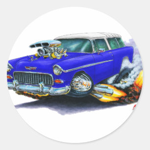 Adesivo Carro 1955 do azul do nómada de Chevy