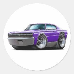 Adesivo Carro 1966-67 do roxo do carregador