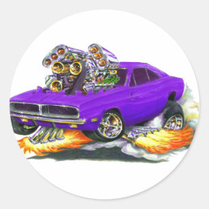 Adesivo Carro 1968-70 do roxo do carregador