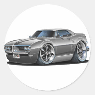 Adesivo Carro 1968 do cinza de Firebird