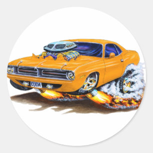 Adesivo Carro 1970 da laranja de Cuda