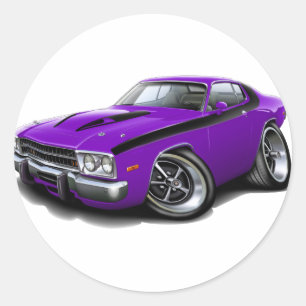 Adesivo Carro 1973-74 Roxo-Preto do Roadrunner