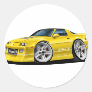 Adesivo Carro 1982-92 amarelo de Camaro