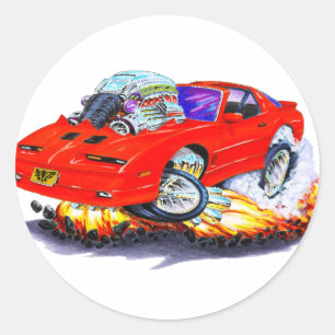 Adesivo Carro 1982-92 do vermelho do transporte Am