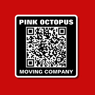 Adesivo Carro à prova d'água monocromático QR a frio