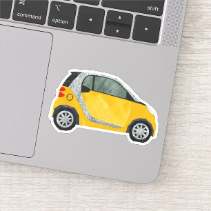 Adesivo Carro amarelo