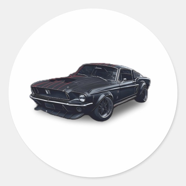 Adesivo Carro Auto negro cool car (Frente)