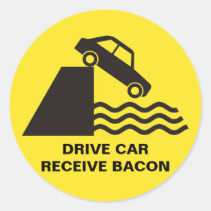 Adesivo Carro da unidade - Recepção de bacon