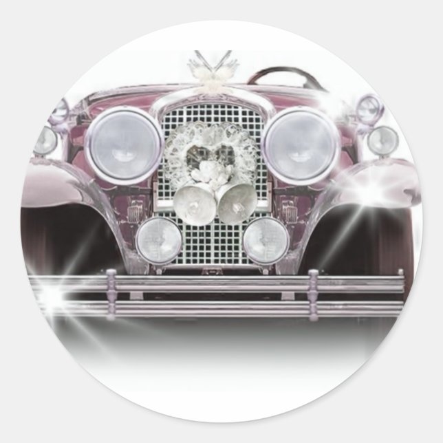 ADESIVO CARRO DE CASAMENTO MATRIMONIAL (Frente)