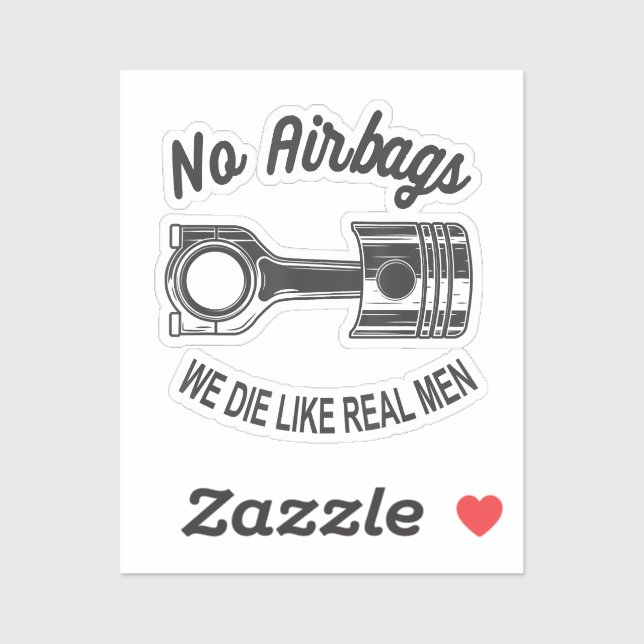 Adesivo Carro Esportivo De Corrida Mens - Morremos L (Folha)