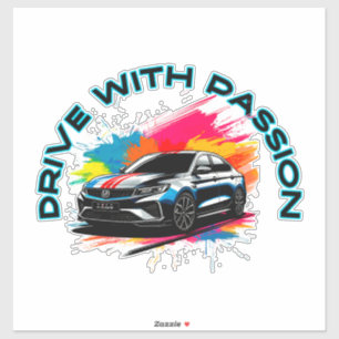 Adesivo Carro Esportivo de Luxo