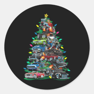 Adesivo Carro Madness Árvore de Natal! Carros Musculares E