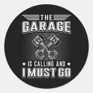 Adesivo Carro Mecânico Garagem Mecânica Carro Engraçado