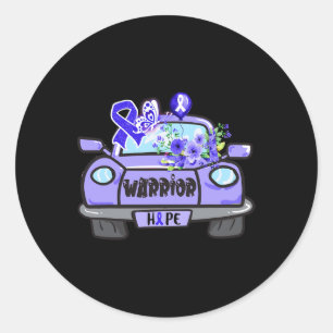 Adesivo Carro Para Ataxia Warrior Tee Ataxia, Presente F