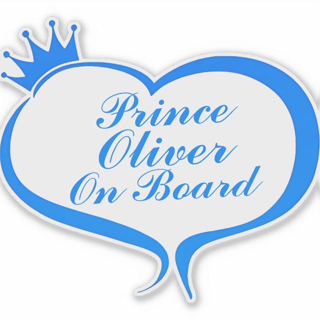 Adesivo Carro "Prince On Conselho" (Frente)