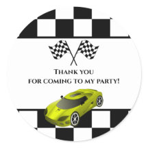 Carro Race Amarelo | Favor da Parte Aniversário de