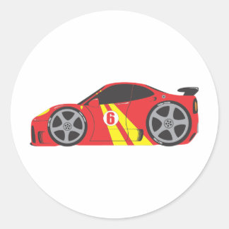 Adesivo Carro Race Vermelho