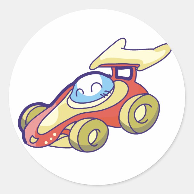 Adesivo Carro Race Vermelho (Frente)