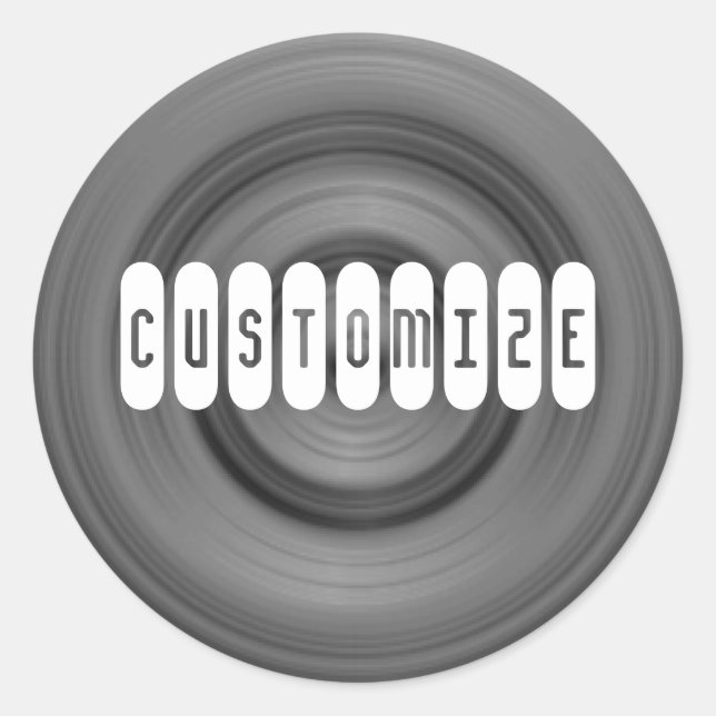 Adesivo Carro rápido - Modelo (Frente)