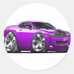 Adesivo Carro Roxo Desafiador