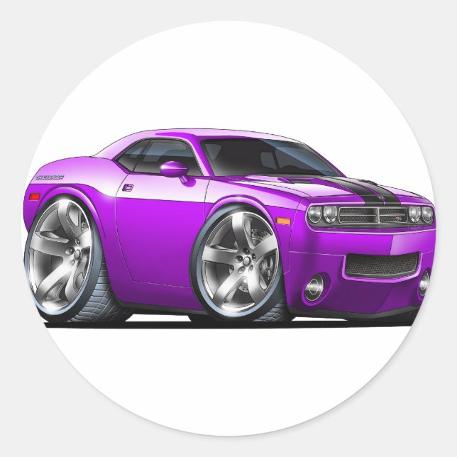 Adesivo Carro Roxo Desafiador (Frente)